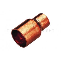RACCORDO DIRITTO DOPPIO M - F IN CU A SALDARE TUBO CU Ø 22 - 18 - 5243R TIEMME 5000057 1