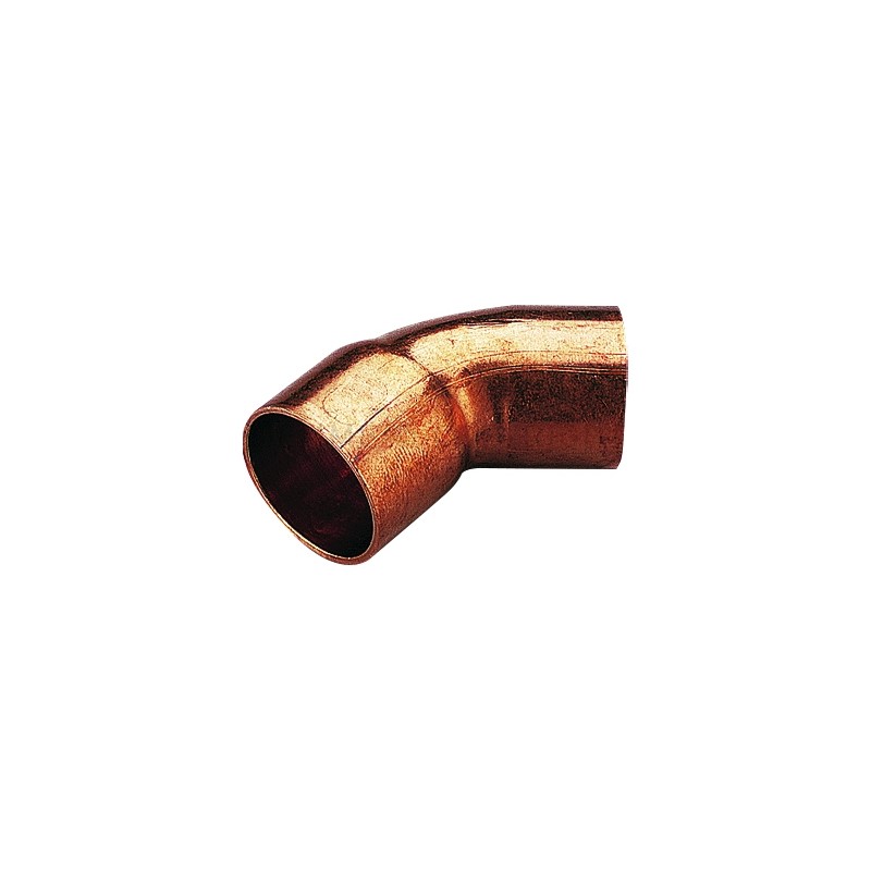 RACCORDO CURVO 45 gradi M - F IN CU A SALDARE TUBO CU Ø 76 - 76 - 5040R TIEMME 5000107 1
