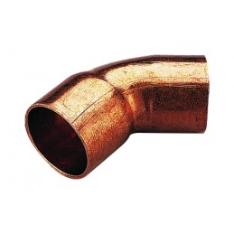 RACCORDO CURVO 45 gradi M - F IN CU A SALDARE TUBO CU Ø 42 - 42 - 5040R TIEMME 5000125 1