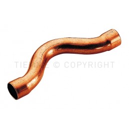 RACCORDO CURVO SORPASSO F - F IN CU A SALDARE TUBO CU Ø 15 - 15 - 5085R TIEMME 5000177 1