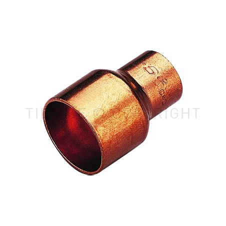 RACCORDO DIRITTO DOPPIO F - F IN CU A SALDARE TUBO CU Ø 28 - 14 - 5240R TIEMME 5000259 1