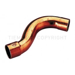 RACCORDO CURVO SORPASSO M - F IN CU A SALDARE TUBO CU Ø 22 - 22 - 5086R TIEMME 5000260 1