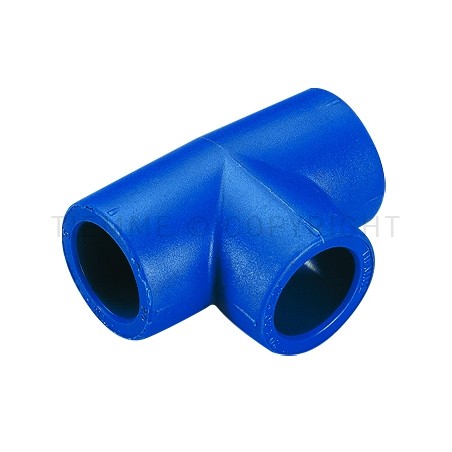 RACCORDO TEE PPR COBRATHERM Ø 40 - 25 - 40 BLU - R107B TIEMME 500153 1