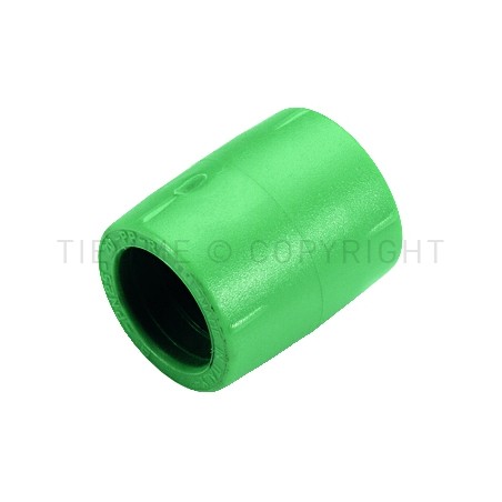 RACCORDO DIRITTO DOPPIO PPR GREEN LINE Ø 25 - 20 VERDE - R101V TIEMME 500155 1
