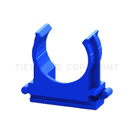GRAFFETTA FISSAGGIO TUBO Ø 20 BLU RAL 5010 - R400BGR TIEMME 560013 1