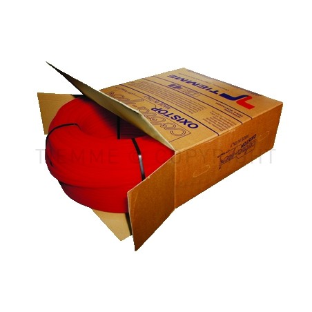 TUBO PE - X BARR OSSIGENO Ø 12 SP 1,1 ROSSO L 120MT - 0200R TIEMME 200076 1