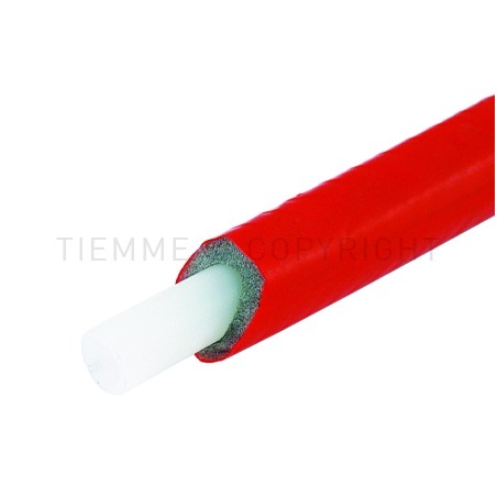 TUBO PE - X BARR OSSIGENO ISOLATO Ø 16 SP 2 ROSSO L 100MT - 0230R TIEMME 230002 1