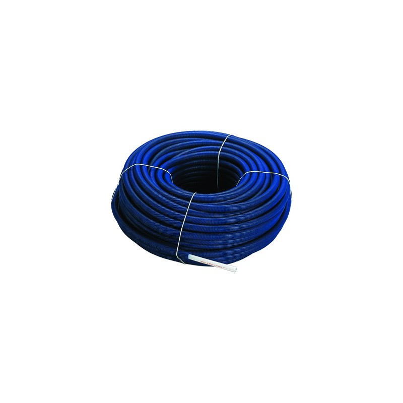 TUBO PE - X BARR OSSIGENO INGUAINATO Ø 16 SP 2 GUAINA BLU Ø 24,5 L 100MT - 0805B TIEMME 240002 1