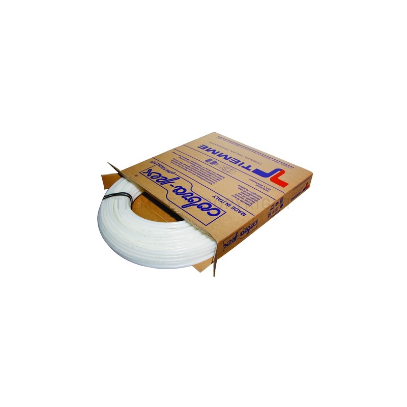 TUBO PE - X Ø 15 SP 2,5 BIANCO L 100MT - 0300B TIEMME 300008 1