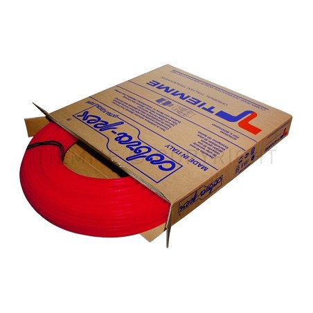 TUBO PE - X Ø 16 SP 1,5 ROSSO L 100MT - 0300R TIEMME 300211 1