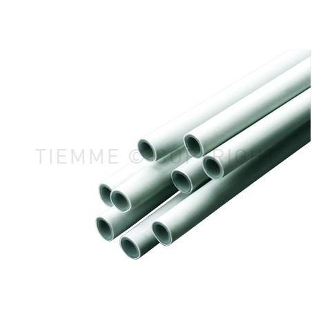 TUBO AL - PEX Ø 40 SP 3,5 BIANCO L BARRE DA 4MT - 0600B TIEMME 600005 1