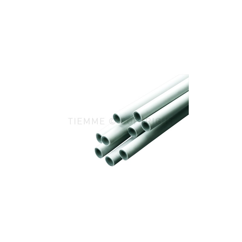 TUBO AL - PEX Ø 20 SP 2 BIANCO L BARRE DA 4MT - 0600B TIEMME 600017 1