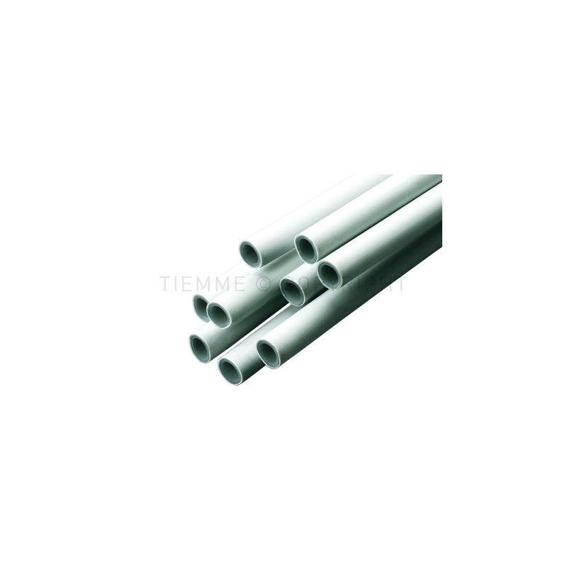 TUBO AL - PEX Ø 16 SP 2 BIANCO L BARRE DA 4MT - 0660B TIEMME 600026 1