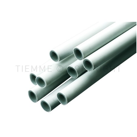 TUBO AL - PEX Ø 16 SP 2 BIANCO L BARRE DA 4MT - 0660B TIEMME 600026 1