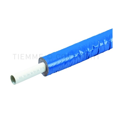TUBO AL - PEX - 660 ISOLATO SP 10 RISCALDAMENTO Ø 32 SP 3 BLU L 25MT - 0630B TIEMME 620101 1