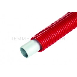 TUBO AL - PEX - 660 GUAINA CORRUGATA Ø 18 SP 2 ROSSO L 50MT - 0640R TIEMME 640008 1