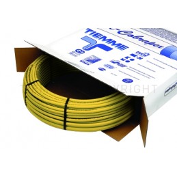 TUBO AL - PEX GAS Ø 20 SP 2 GIALLO L 100MT - 0600G TIEMME 660002 1