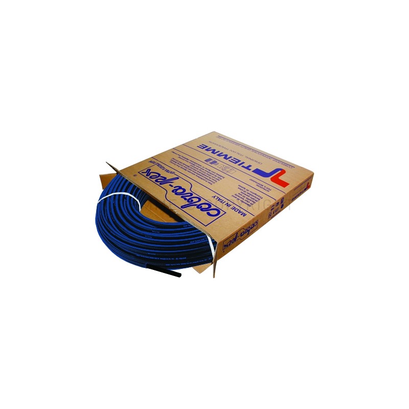 TUBO PE - X NERO INGUAINATO Ø 18 SP 2 GUAINA BLU Ø 28 L 50MT - 0810B TIEMME 800005 1