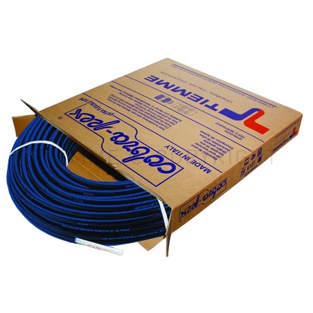 TUBO PE - X BIANCO INGUAINATO Ø 22 SP 3 GUAINA BLU Ø 33 L 50MT - 0800B TIEMME 800055 1