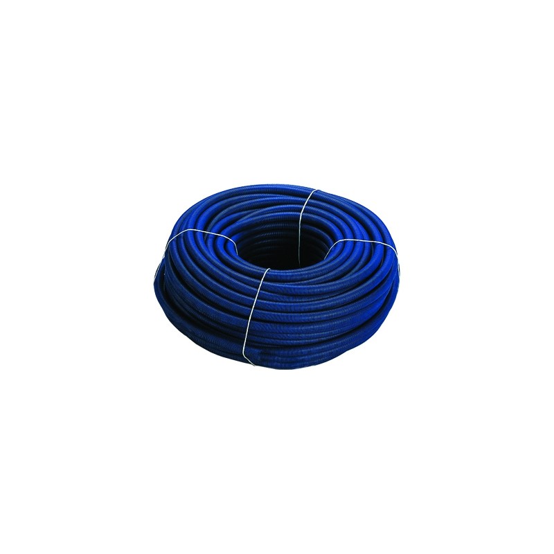GUAINA CORRUGATA PROTEZIONE TUBO Ø INT 28 L 50MT BLU - 0900B TIEMME 900008 1