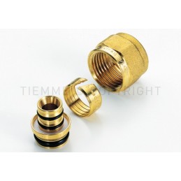 ADATTATORE TUBO AL - PEX Ø 16 2 SU ATT 1/2"(16) - 1635 TIEMME 1440053 1