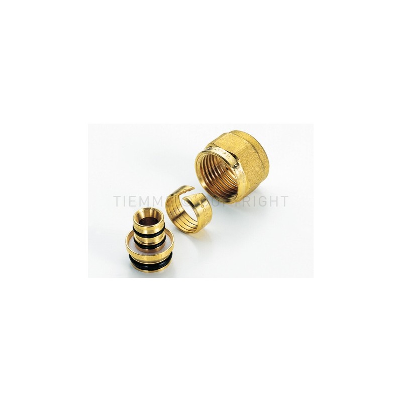 ADATTATORE TUBO AL - PEX Ø 16 2,25 SU ATT 3/4"(18)EUR - 1636 TIEMME 1440119 1