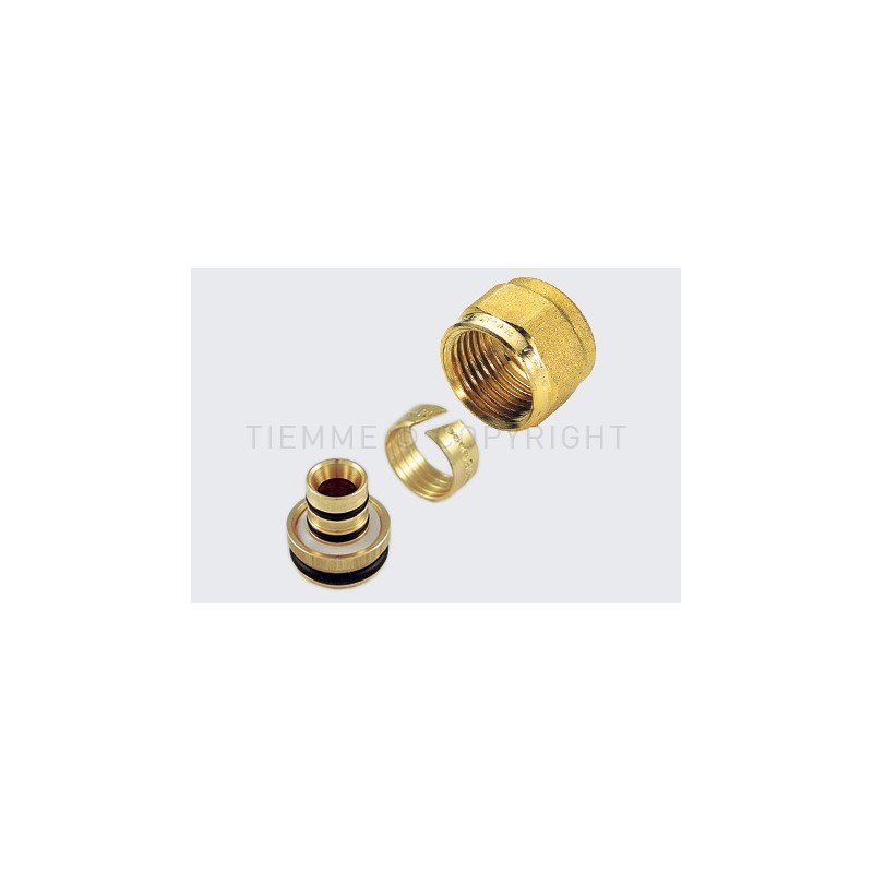 ADATTATORE TUBO AL - PEX Ø 20 2 SU ATT 24X19(18) - 1633G TIEMME 1440169 1