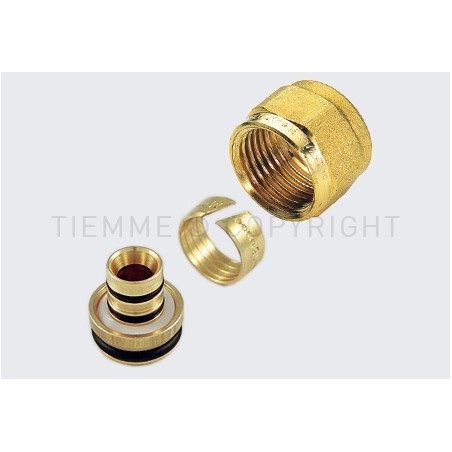 ADATTATORE TUBO AL - PEX Ø 20 2 SU ATT 24X19(18) - 1633G TIEMME 1440169 1