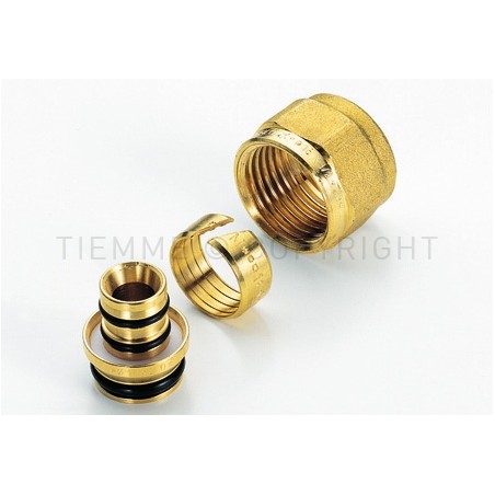 ADATTATORE TUBO AL - PEX Ø 14 2 SU ATT 3/4"(18)EUR - 1636 TIEMME 1440171 1