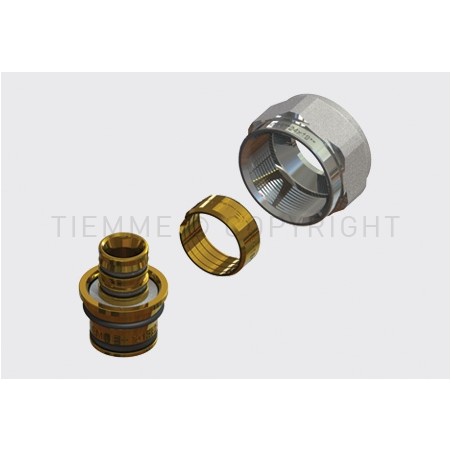 ADATTATORE CR TUBO AL - PEX Ø 16 2 SU ATT 24X19(16) - 1632K TIEMME 1440256 1