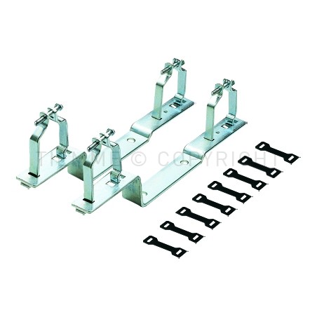 COPPIA SUPPORTI UNIVERSALE COLL BARRA 3/4" - 1" - 1"1/4 - 1865 TIEMME 1810007 1