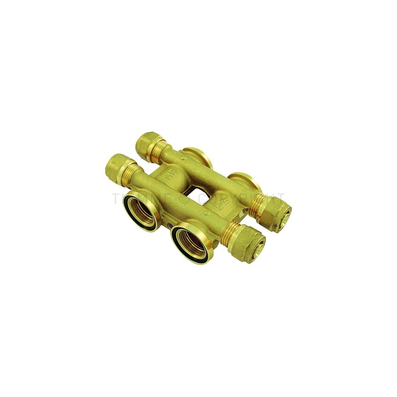 COLLETTORE COMPLANARE 3/4" 02D - 02D - ALPEX 16X2,0 - 1905G16SH TIEMME 1900021 1