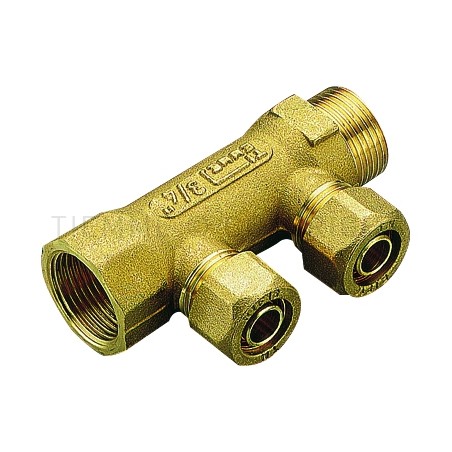 COLLETTORE LINEARE 3/4" 02D PE - X 15X2,5 - 1952 TIEMME 1910013 1