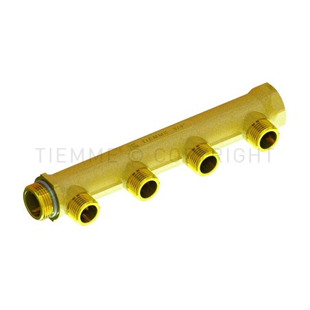 COLLETTORE LINEARE PRETENUTA 3/4" 04D 1/2"BATT PIANA INT 50 - 1912CP50R TIEMME 1910251 1