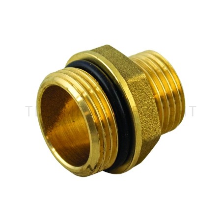 RACCORDO DIRITTO M - M CON ORING PER COLL 3/4"X1/2" - 1887 TIEMME 1950018 1