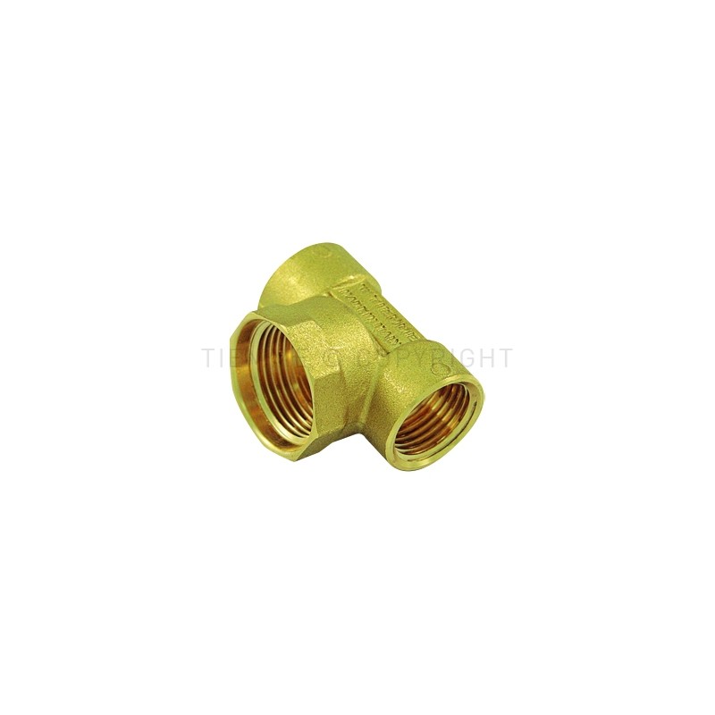 RACCORDO TERMINALE F CR FASATO PER COLL 3/4"X1/2"X1/2" - 1889R TIEMME 1950031 1