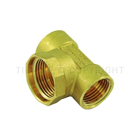 RACCORDO TERMINALE F CR FASATO PER COLL 3/4"X1/2"X1/2" - 1889R TIEMME 1950031 1