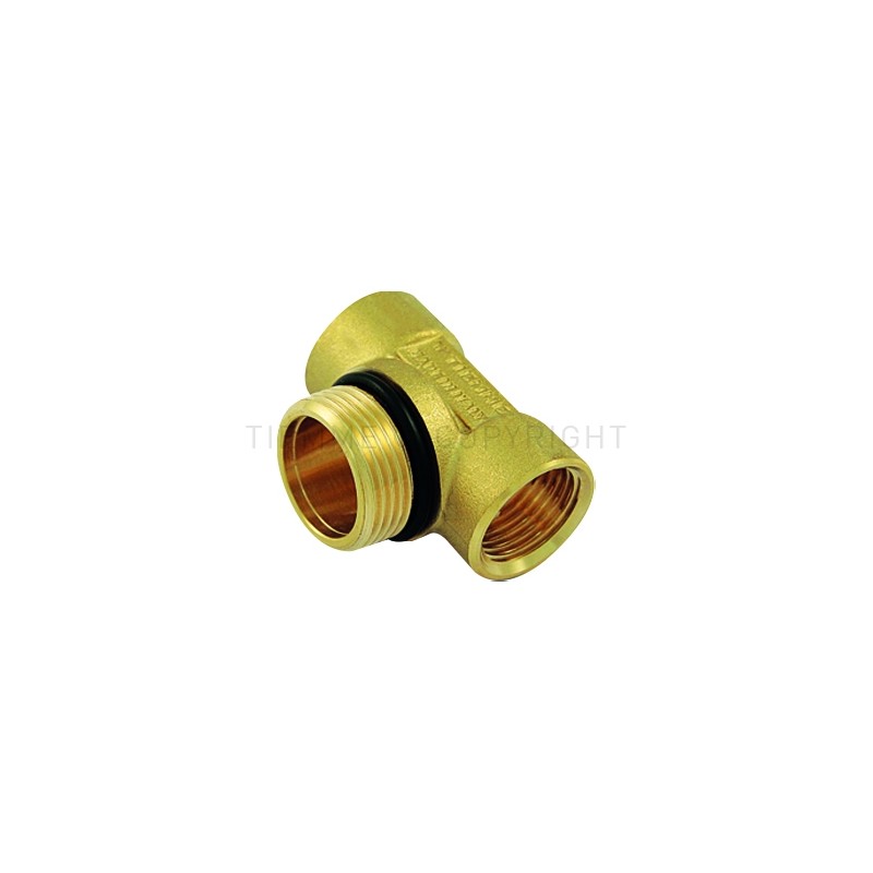 RACCORDO TERMINALE M FASATO CON ORING PER COLL 3/4"X1/2"X1/2" - 1890R TIEMME 1950054 1