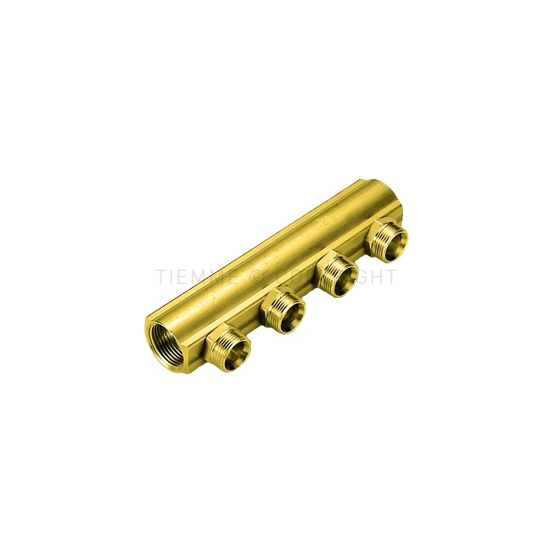COLLETTORE BARRA CON NIPPLO 1"1/4 04D 3/4"(18) INT 50 - 3037 TIEMME 1970035 1