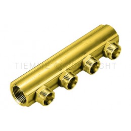COLLETTORE BARRA CON NIPPLO 1"1/4 02D 3/4"(18) INT 50 - 3037 TIEMME 1970086 1