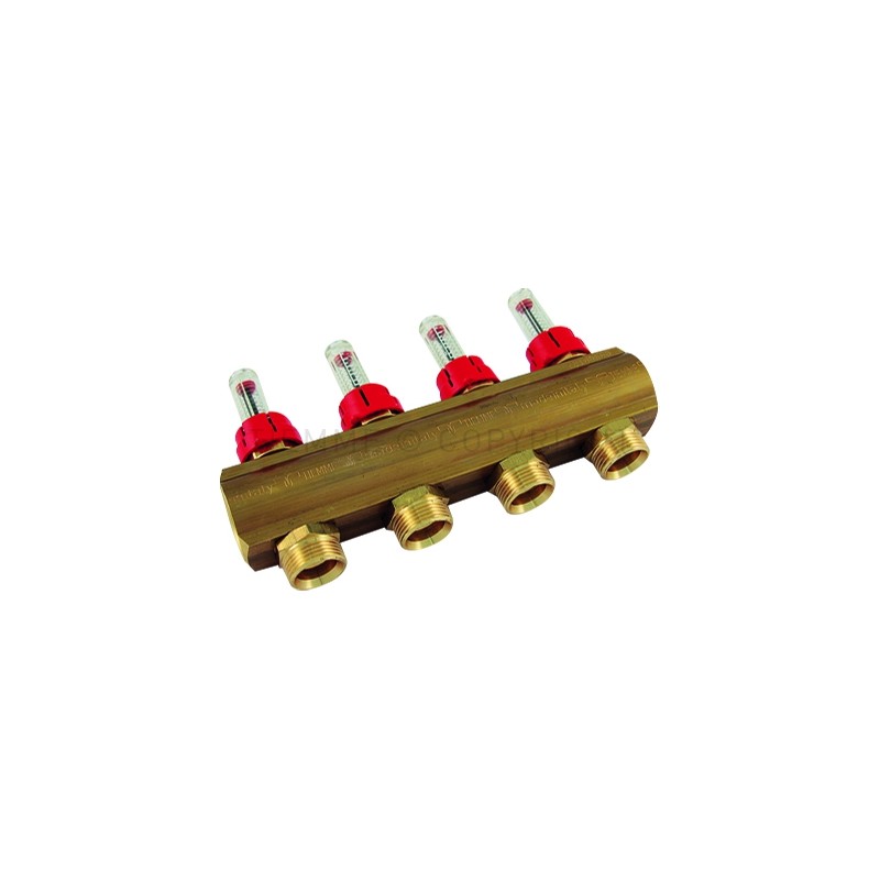COLLETTORE BARRA FLUSSIM 1" 05D 3/4"(18) INT 50 - 3040 TIEMME 3030004 1