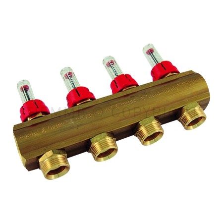 COLLETTORE BARRA FLUSSIM 1" 05D 3/4"(18) INT 50 - 3040 TIEMME 3030004 1