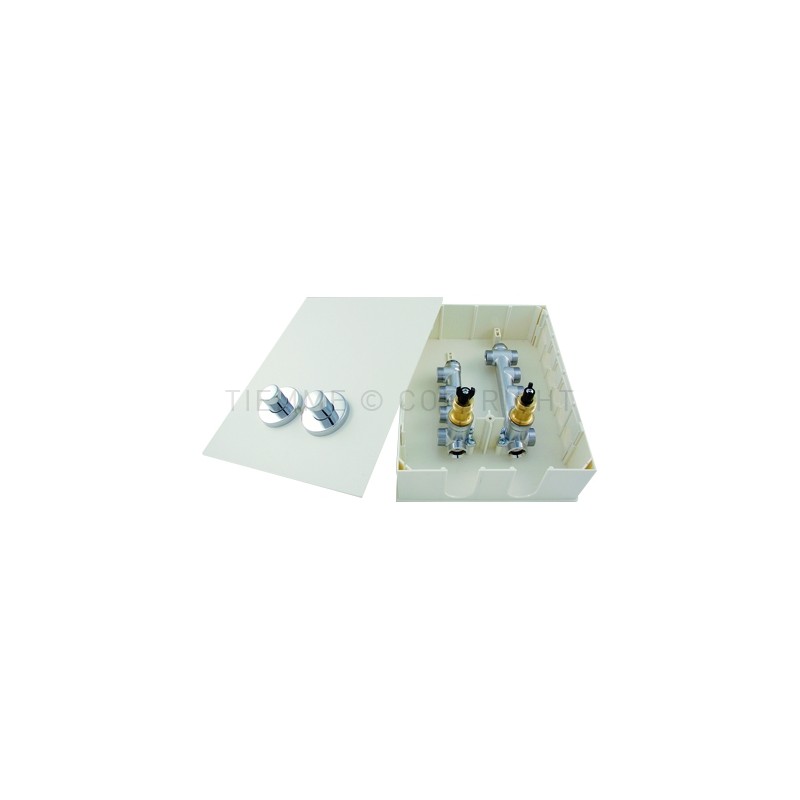 COLLETTORE LINEARE (5 - 1D)FREDDO/(4D)CALDO ATT 24X19(18) IN LINEA IN CASSETTA 3/4" INT 36 - 3035 TIEMME 3040008 1