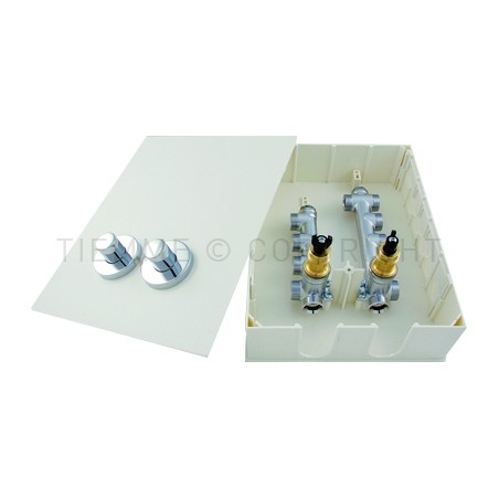 COLLETTORE LINEARE (5 - 1D)FREDDO/(4D)CALDO ATT 24X19(18) IN LINEA IN CASSETTA 3/4" INT 36 - 3035 TIEMME 3040008 1