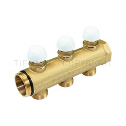 COLLETTORE INDUSTRIAL FLOOR MANOPOLA TERMOSTATIZ 1"1/2 02D 1"(26,5) INT 65 - 3055 TIEMME 3040155 1