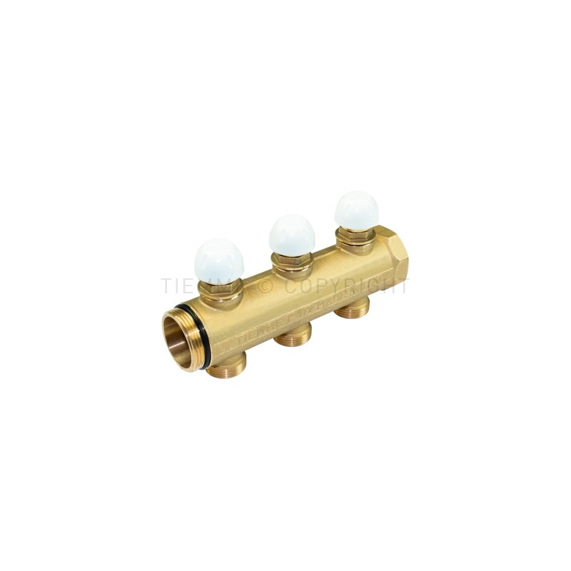 COLLETTORE INDUSTRIAL FLOOR MANOPOLA TERMOSTATIZ 1"1/2 02D 1"(26,5) INT 65 - 3055 TIEMME 3040155 1