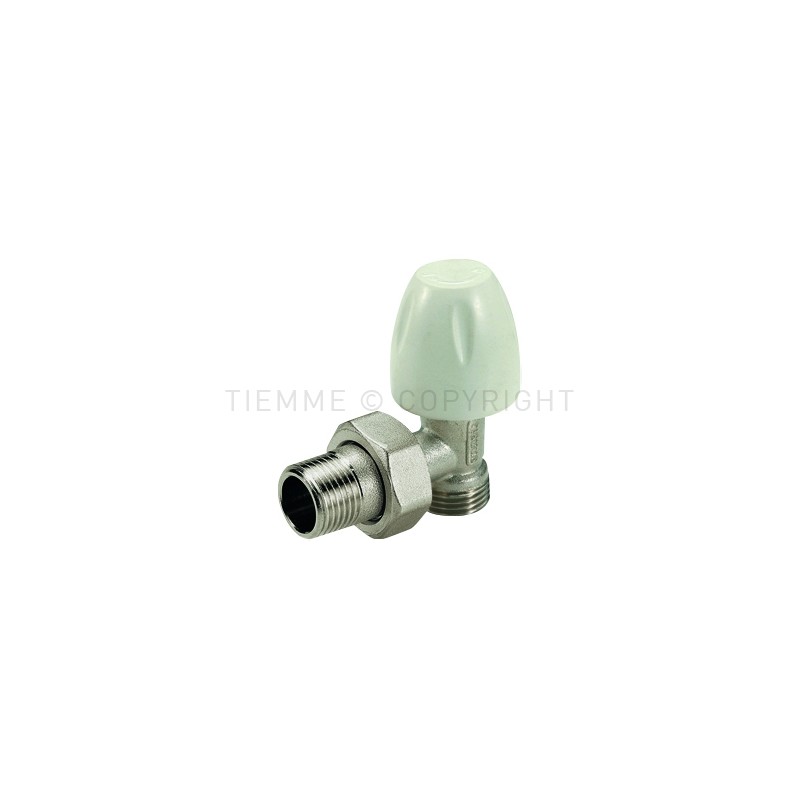 VALVOLA 90 gradi NI EXCEL PRETENUTA RADIATORE 1/2" ATT 1/2"(16) - 3221EXCEL TIEMME 3220008 1