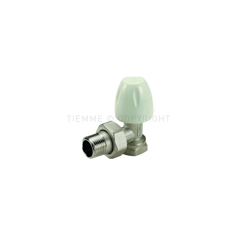 VALVOLA 90 gradi NI EXCEL RADIATORE 3/8" ATT G3/8"F - 3226EXCEL TIEMME 3220009 1