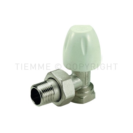 VALVOLA 90 gradi NI EXCEL PRETENUTA RADIATORE 1/2" ATT G1/2"F - 3226EXCEL TIEMME 3220010 1
