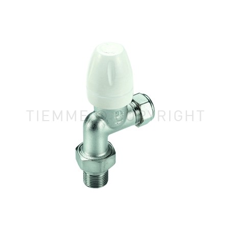 VALVOLA 90 gradi CR RADIATORE TERMOSTATIZZABILE TUBO CU Ø 15 1/2" - 3363K TIEMME 3300021 1